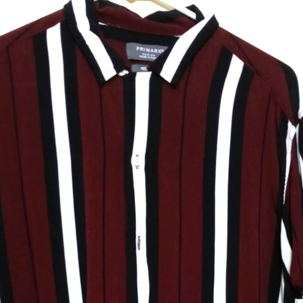 Nice multi color men shirt size m